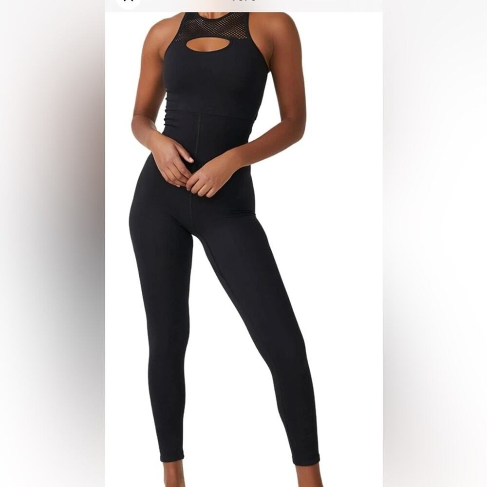 Free People Movement Free Style Jumpsuit- Black XS/S NWT